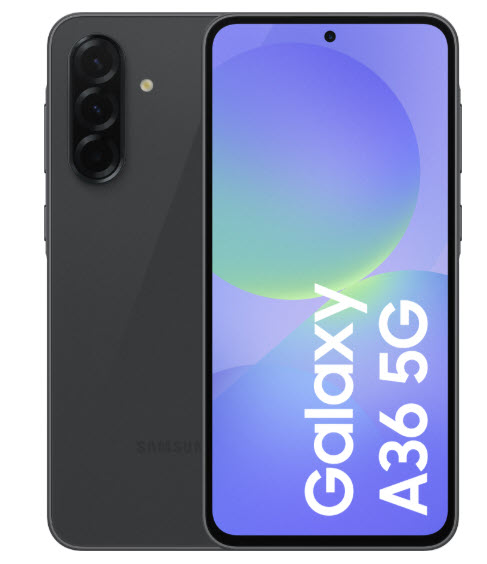 Samsung Galaxy A36 128GB Zwart 5G – T-TEL voor al uw telecom en